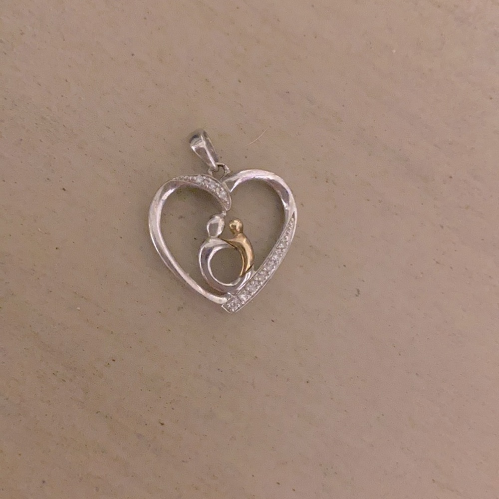 Sterling Silver Mother Pendant